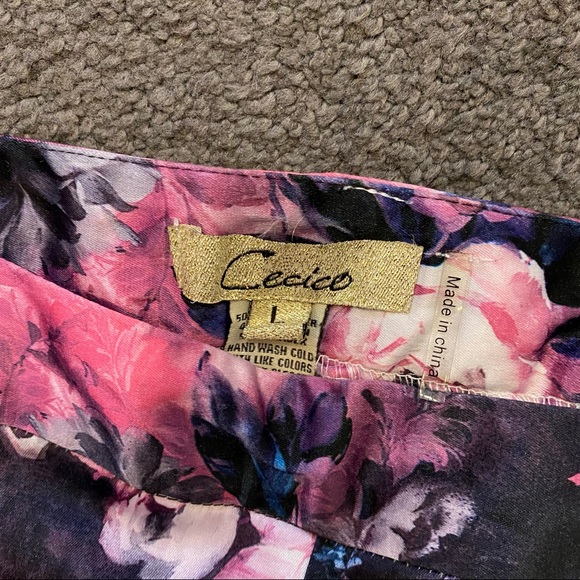 Floral satiny pants - Picture 3 of 6